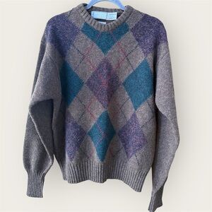 Vintage Christopher Hayes 100% Shetland wool made in Ireland men’s size large